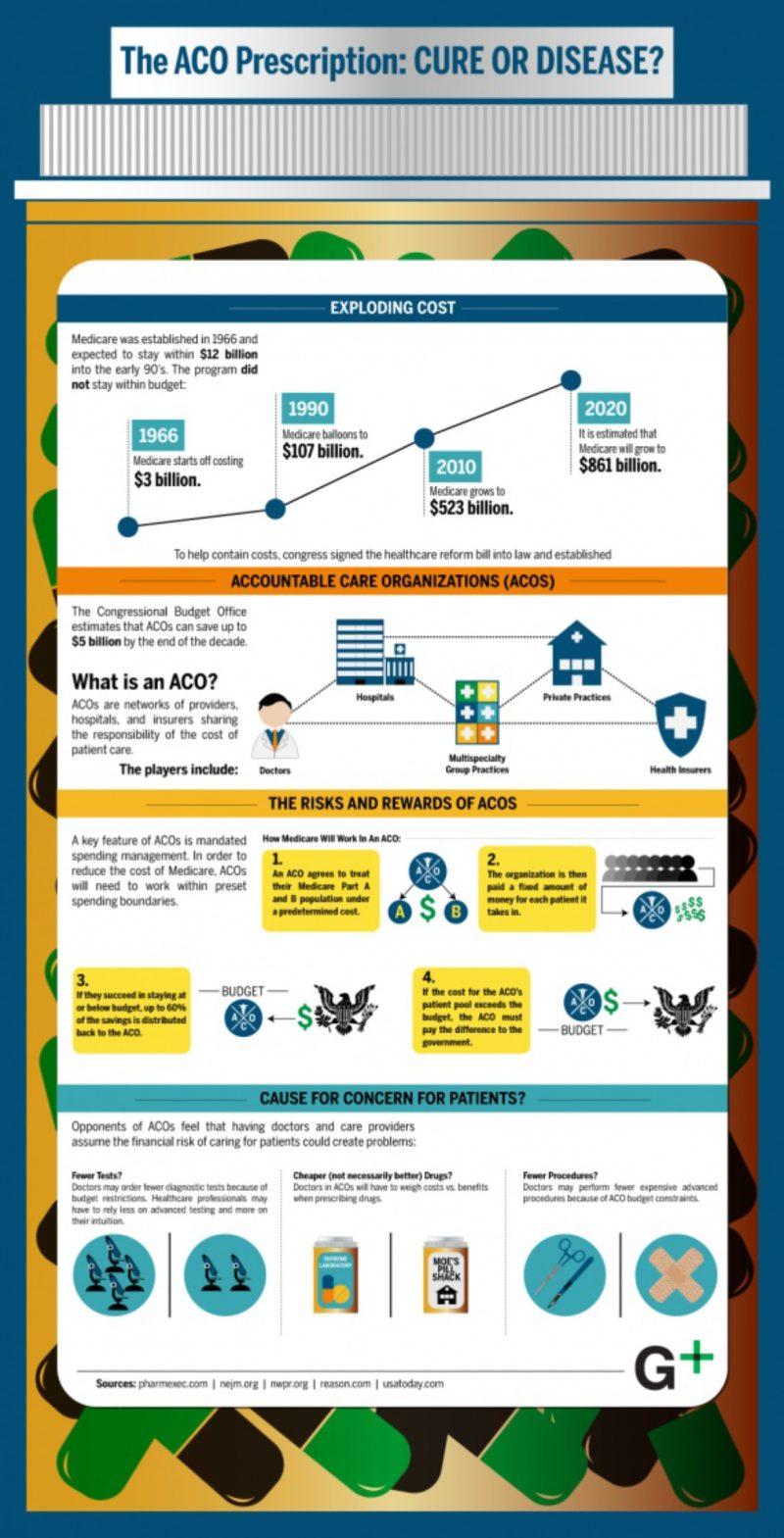 ACO (Accountable Care Organization) Infographic