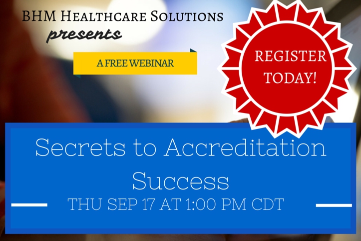 BHM Healthcare Solutions webinar accreditation, healthcare, health plan