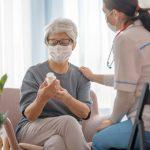 patient listening to a doctor