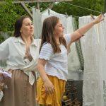 Rural life and family psychology: a mother and daughter strengthen their bond, spending time