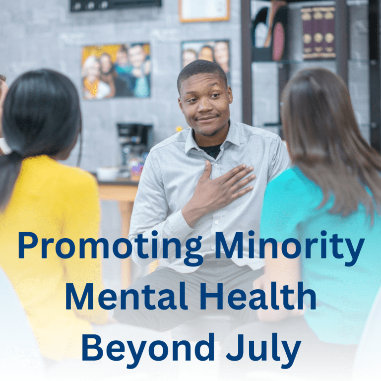 Promoting Minority Mental Health Beyond July